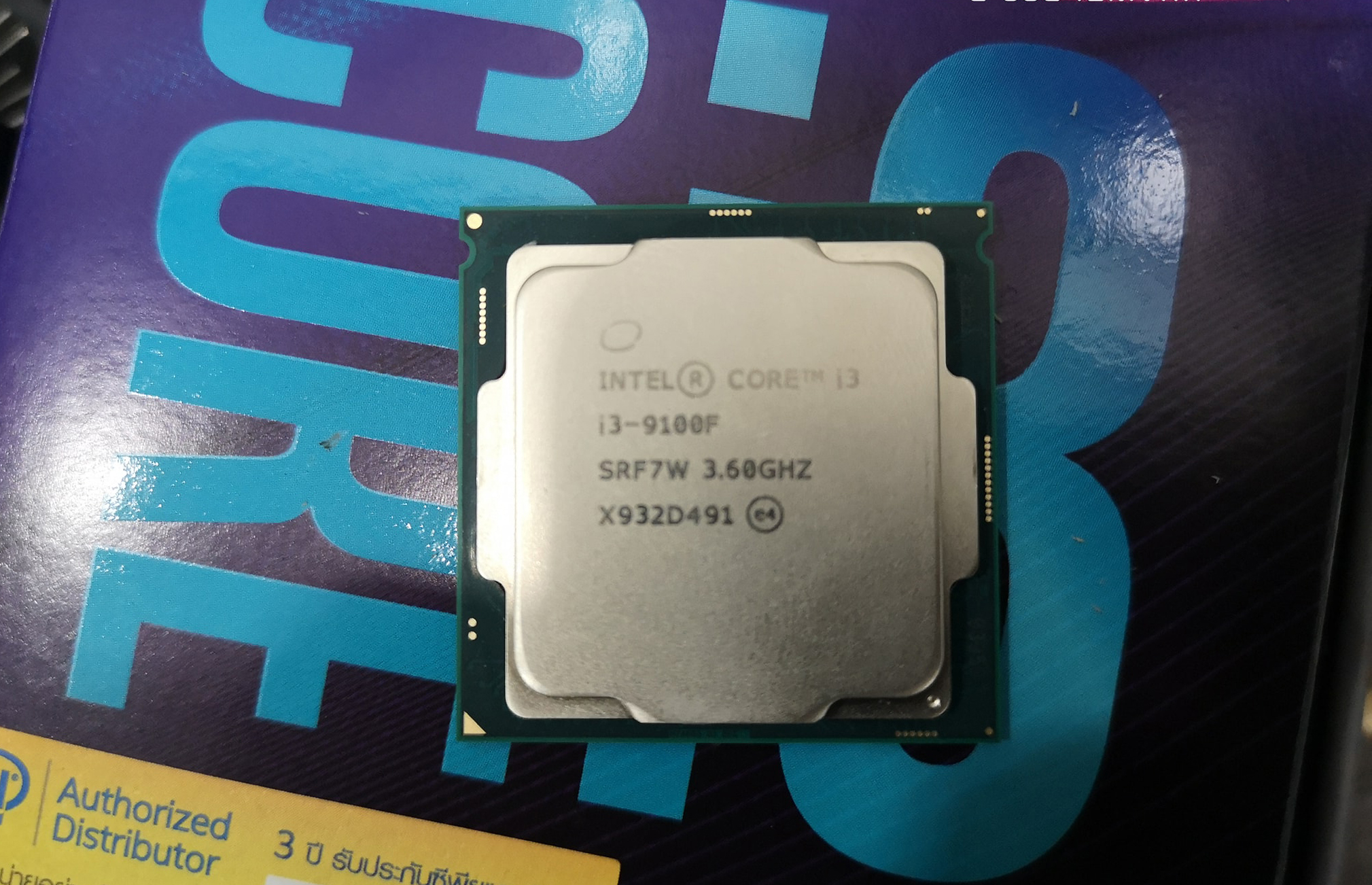 1151 i3-9100F ประกัน Advice 03/2022 ครบกล่อง