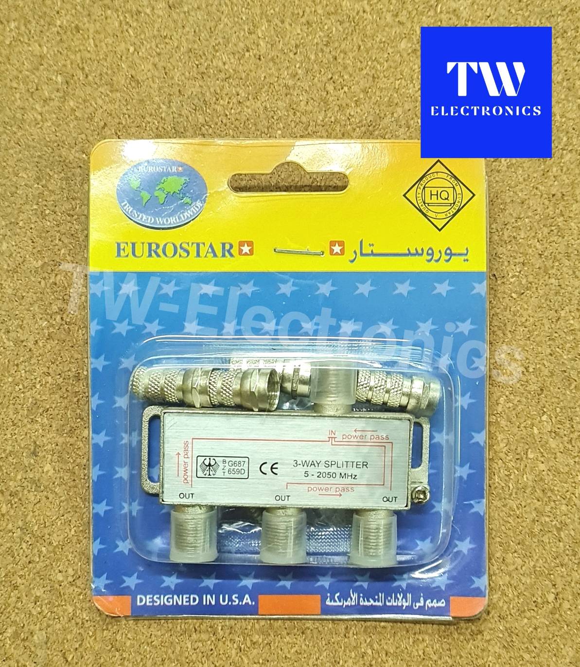 ตัวแยกสัญญาณ 3 ทาง / Splitter 3 way EUROSTAR