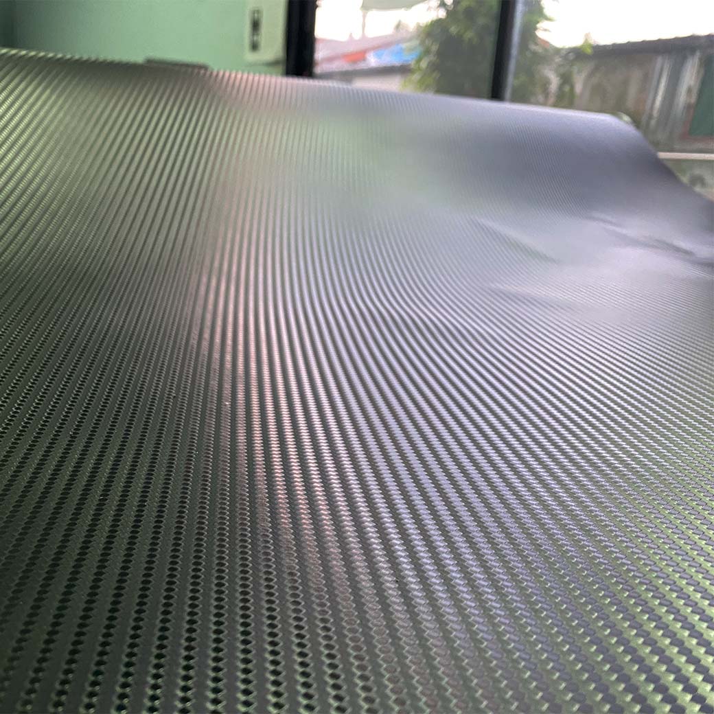 สติ๊กเกอร์ 3 มิติ ลายเคฟล่าสีดำ Kevlar 3D Black