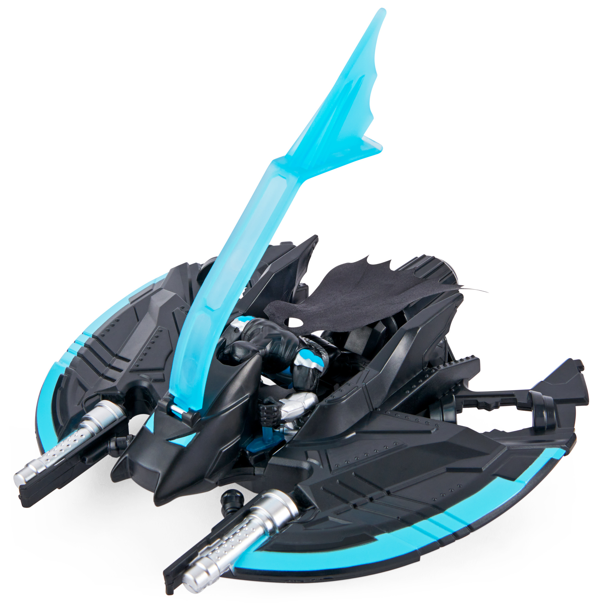 ของเล่น Batman 4 in 1 Bat-Tech Flyer ยานพาหนะของแบทแมน มาพร้อมฟิกเกอร์ 2 ตัว ลิขสิทธิ์แท้