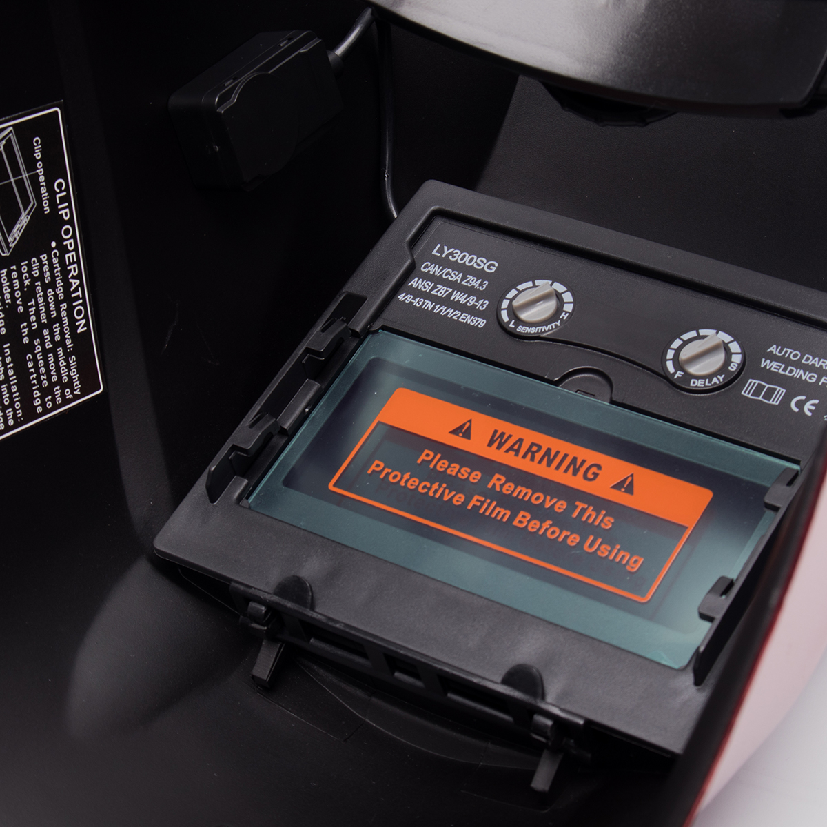 หน้าการเชื่อมปรับแสงอัตโนมัติ POLO Model : RY-300X 1/25000sec