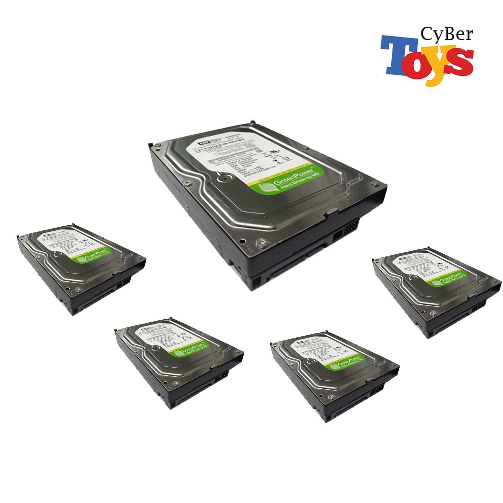 Harddisk 500 GB SATA ขายส่งมัดรวม คละรุ่นคละ ยี่ห้อ 5 ลูก