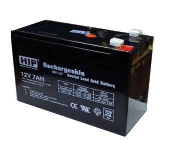 ขายถูก HIP 12V7AH แบตเตอรรี่แห้ง เครื่องสำรองไฟ UPS แบตเตอร์รีสำรองไฟ ใช้กับระบบเปิดปิดประตู CCTV และใส่กล่อง power supply เพื่อเชื่อมต่อระบบ Access Control หรือระบบรักษาความปลอดภัยชนิดอื่นๆ สินค้ารับประกันศูนย์ 1 ปี