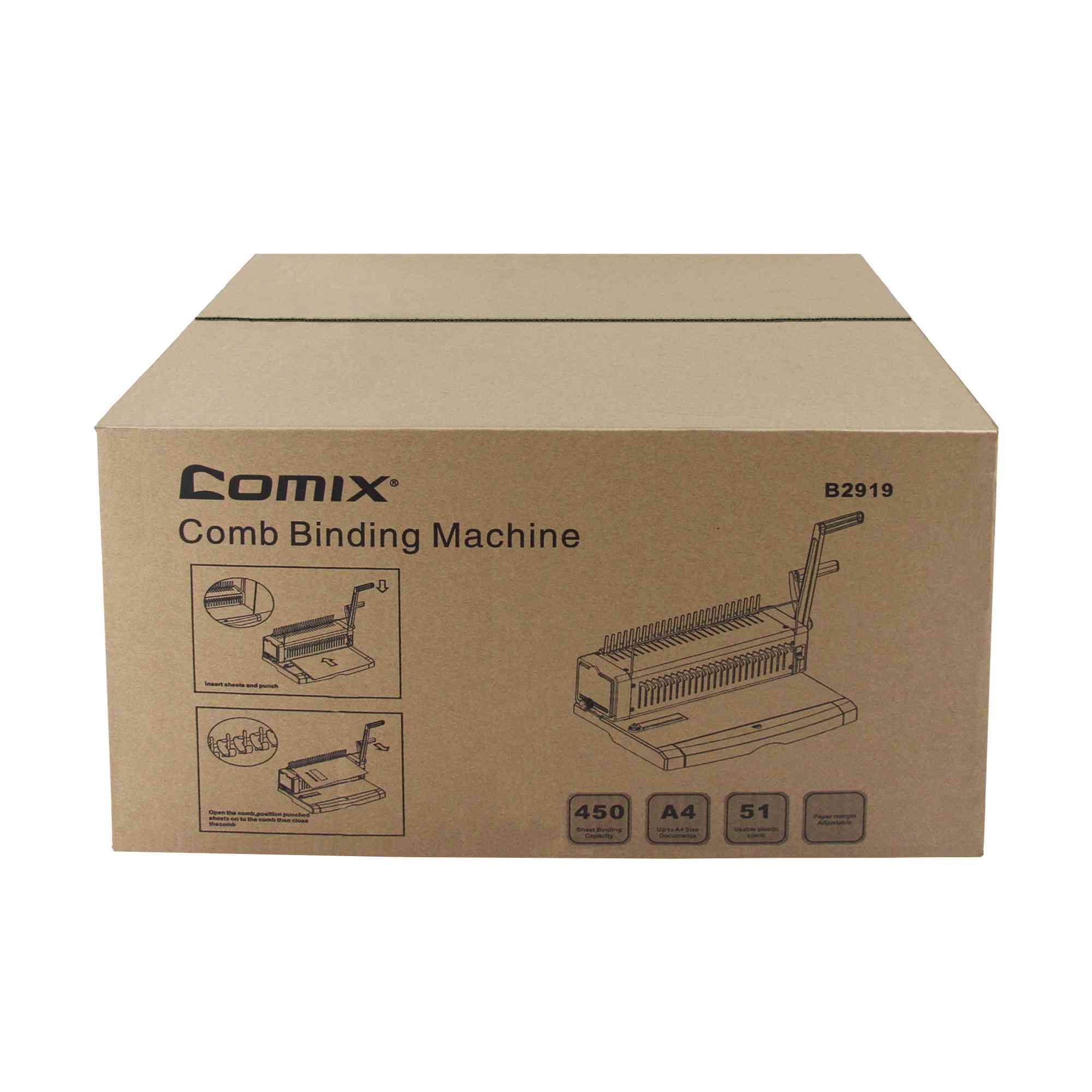 ขายถูก เครื่องเจาะเข้าเล่ม COMIX B2919 ประกันศูนย์