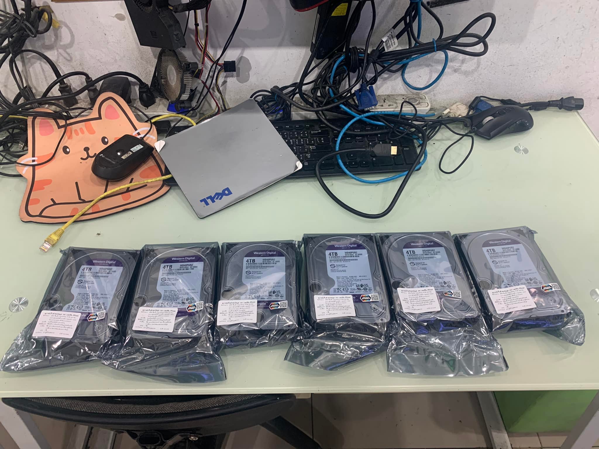 4TB. WD Purple WD40PURZ ของใหม่ประกัน 06/2025