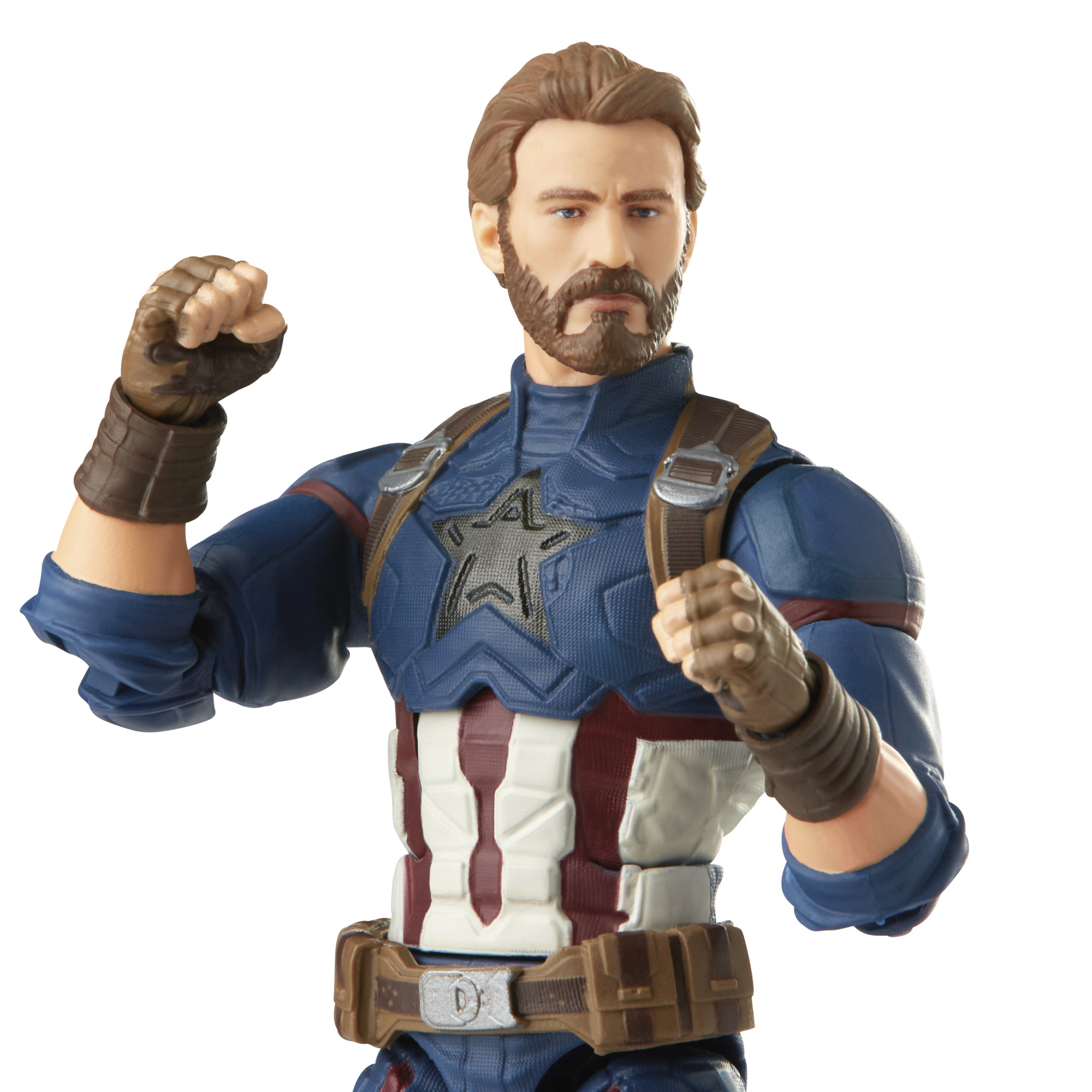 Hasbro Marvel Legends Series Captain America Avengers Infinity Saga 6-inch Scale Figure (Walmart Exclusive) ฮาสโบร มาร์เวล เลเจนด์ หุ่นโมเดลฟิกเกอร์ กัปตัน อเมริกา ขนาด 6 นิ้ว ลิขสิทธิ์แท้