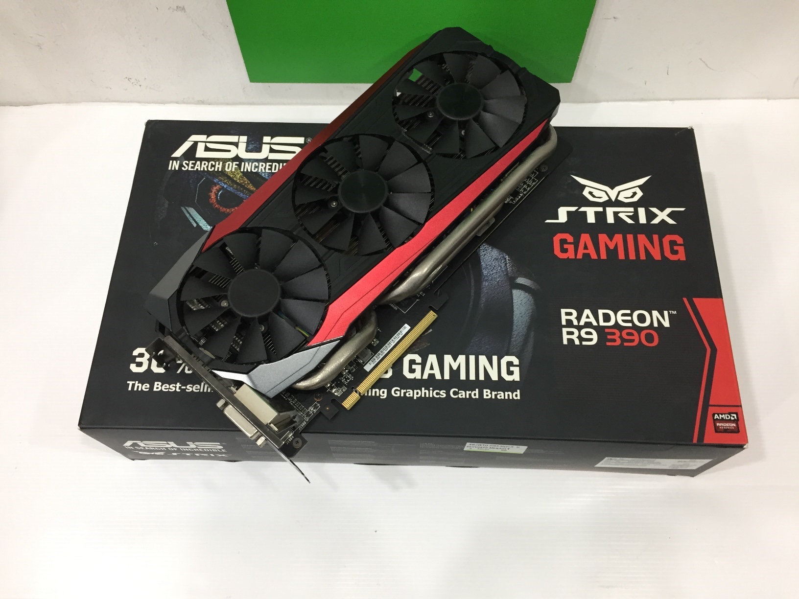 ASUS STRIX R9 390 8GB. DDR-5 GAMING ครบกล่อง