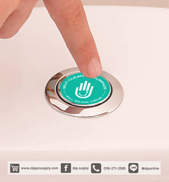 ขายถูก Z-Touch Circle Press Button Antimicrobial Pad แผ่นป้องกันและกำจัดเชื้อไวรัสโควิด-19