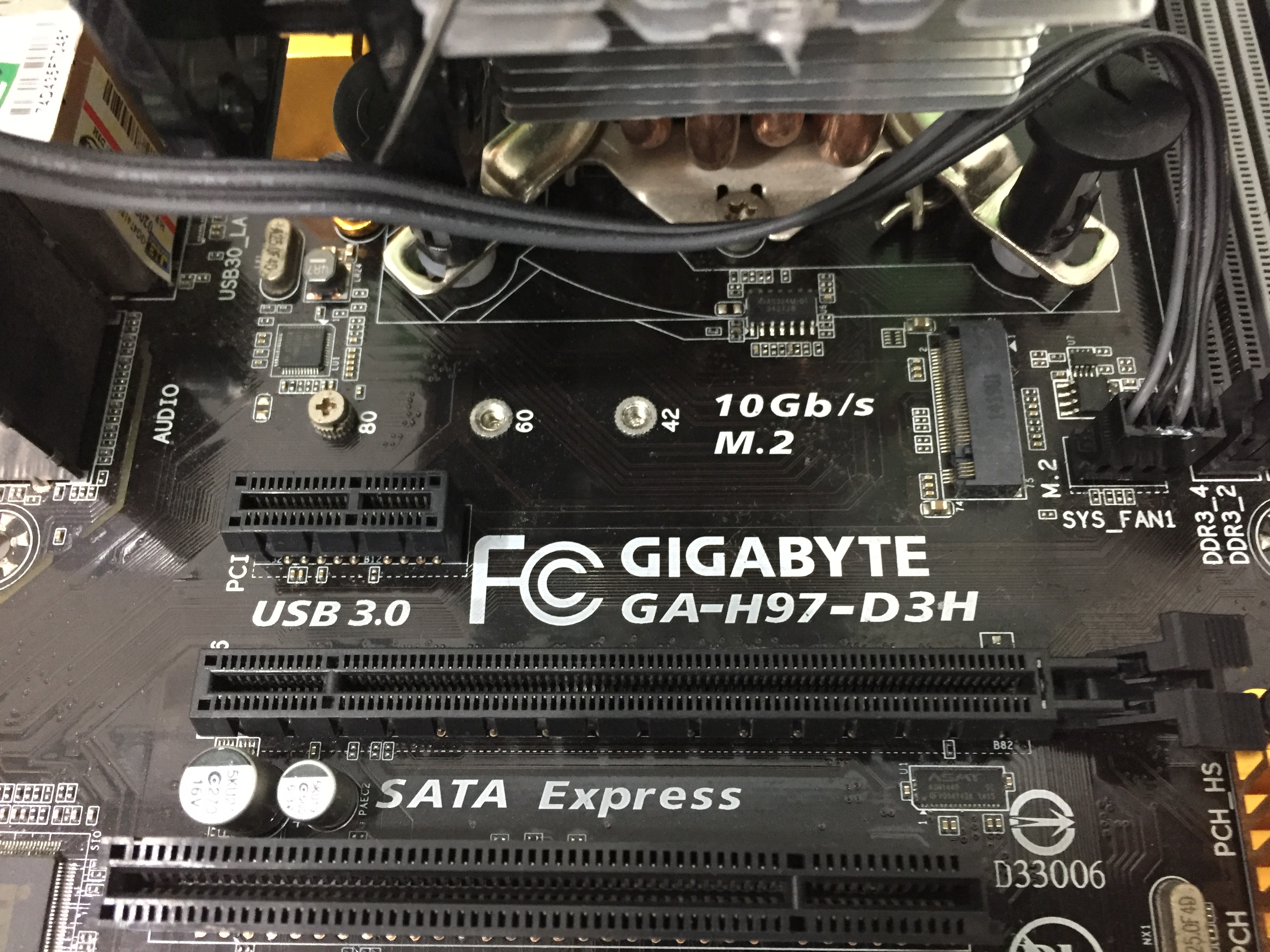 intel Core i7-4770 + Gigabyte GA-H97-D3H