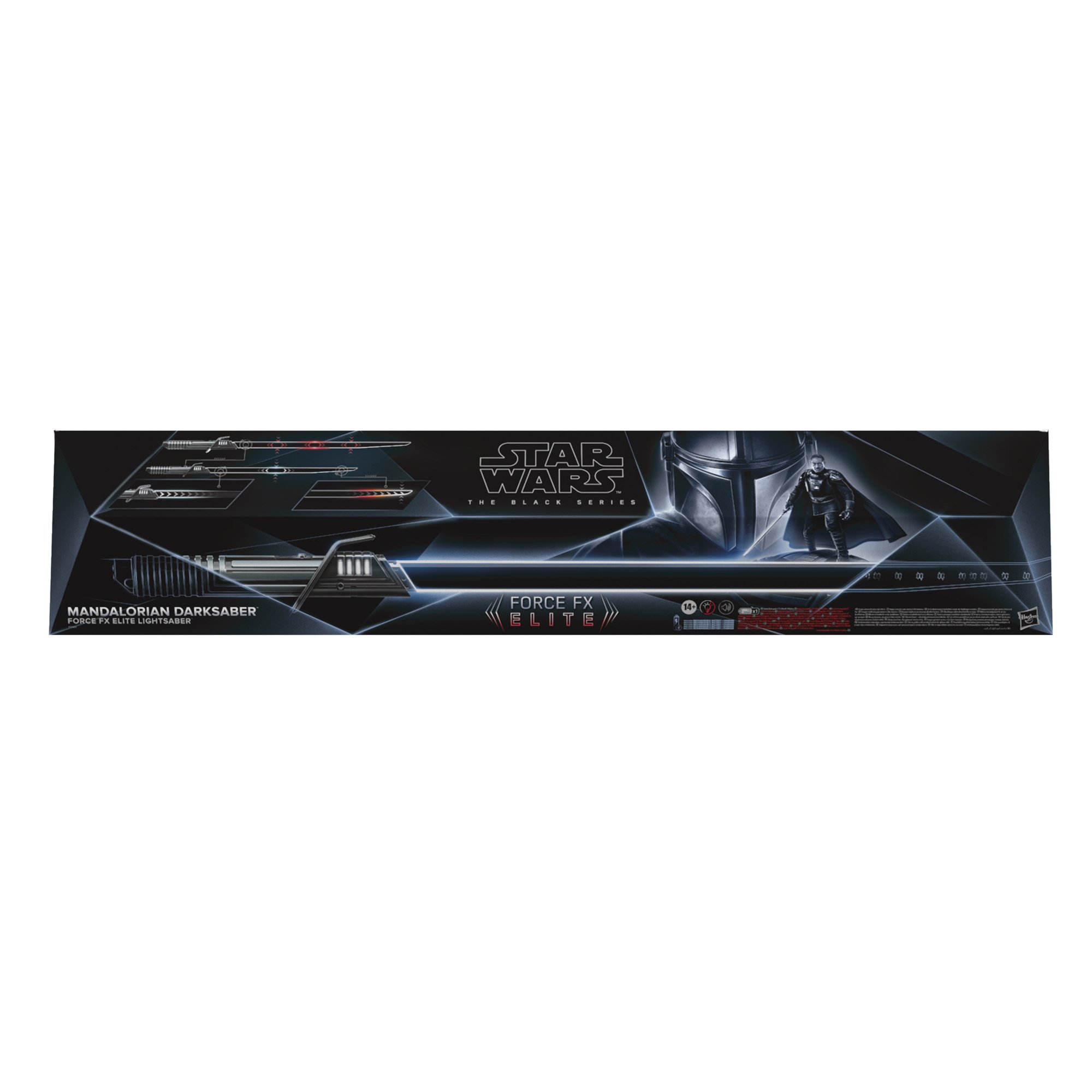 Hasbro Star Wars The Black Series Mandalorian Darksaber Force FX Elite Lightsaber ดาบไลท์เซเบอร์ สตาร์ วอร์ แมนดาโรเลี่ยน ดาร์กเซเบอร์ มีเสียง มีไฟ ลิขสิทธิ์แท้
