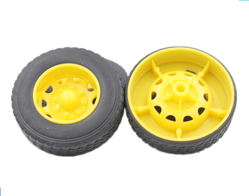 ล้อรถบรรทุกจำลอง รุ่นกระทะเหลือง P18 truck wheel 1/24 ล้อรถหม่ำโมเดล ล้อรถของเล่น ล้อรถจำลอง