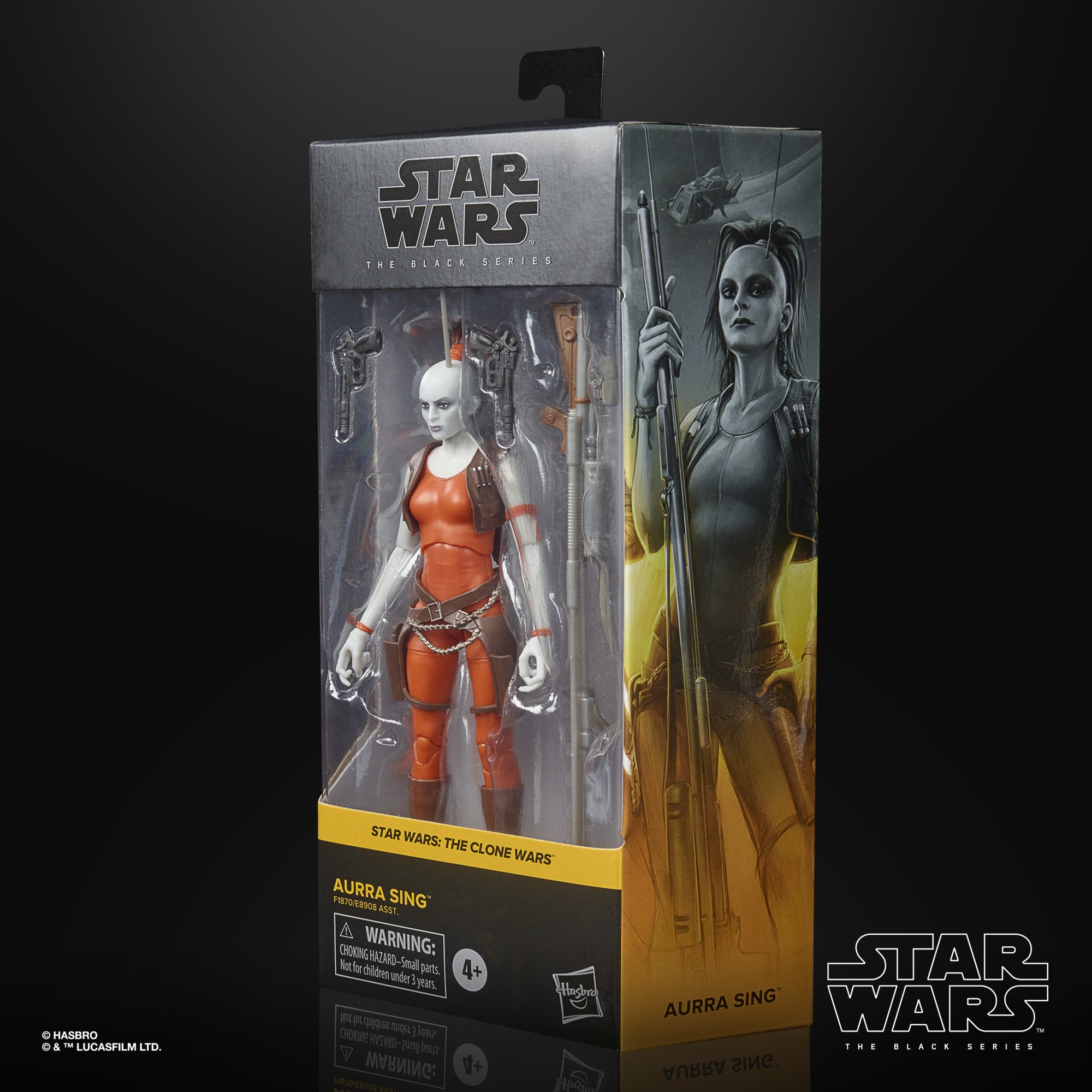 Hasbro Star Wars The Black Series Aurra Sing 6-inch-scale Figure ฮาสโบร สตาร์ วอร์ส เดอะ แบล็ค ซีรีส์ หุ่นโมเดลฟิกเกอร์ ออร์ร่า ซิง ขนาด 6 นิ้ว ลิขสิทธิ์แท้