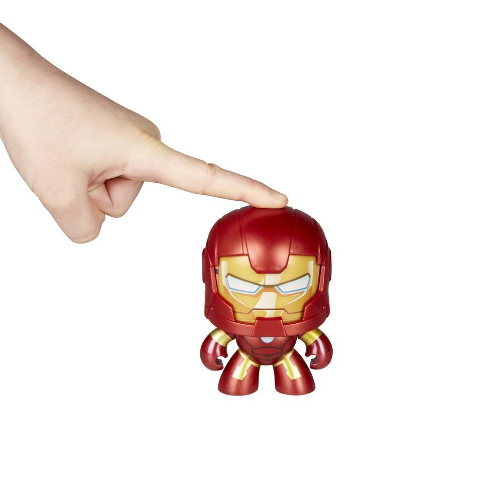 Hasbro Marvel Avengers Mighty Muggs Iron Man ฮาสโบร มาร์เวล อเวนเจอร์ส ไมตี้ มักส์ ไอรอน แมน ตุ๊กตาเปลี่ยนหน้าได้ ลิขสิทธิ์แท้
