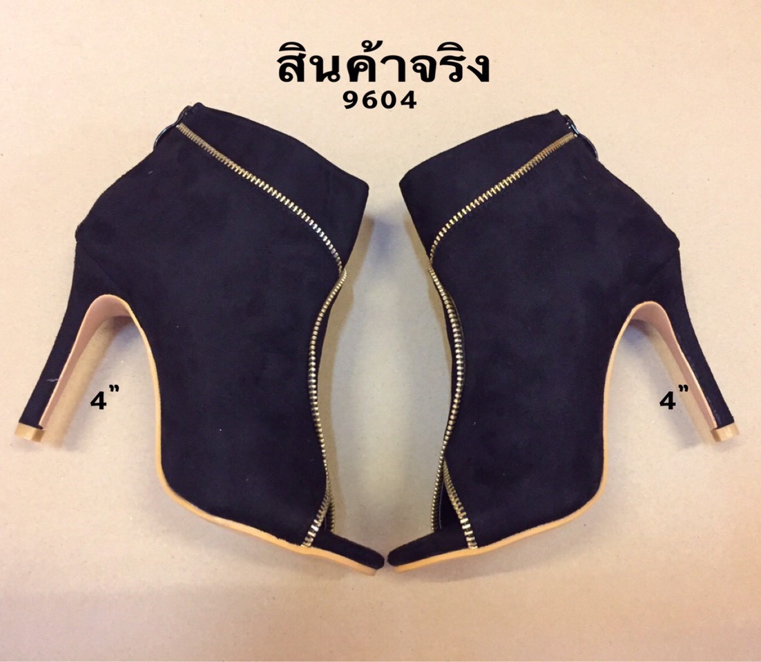 รองเท้าส้นสูงทรงบูทเปิดหน้า