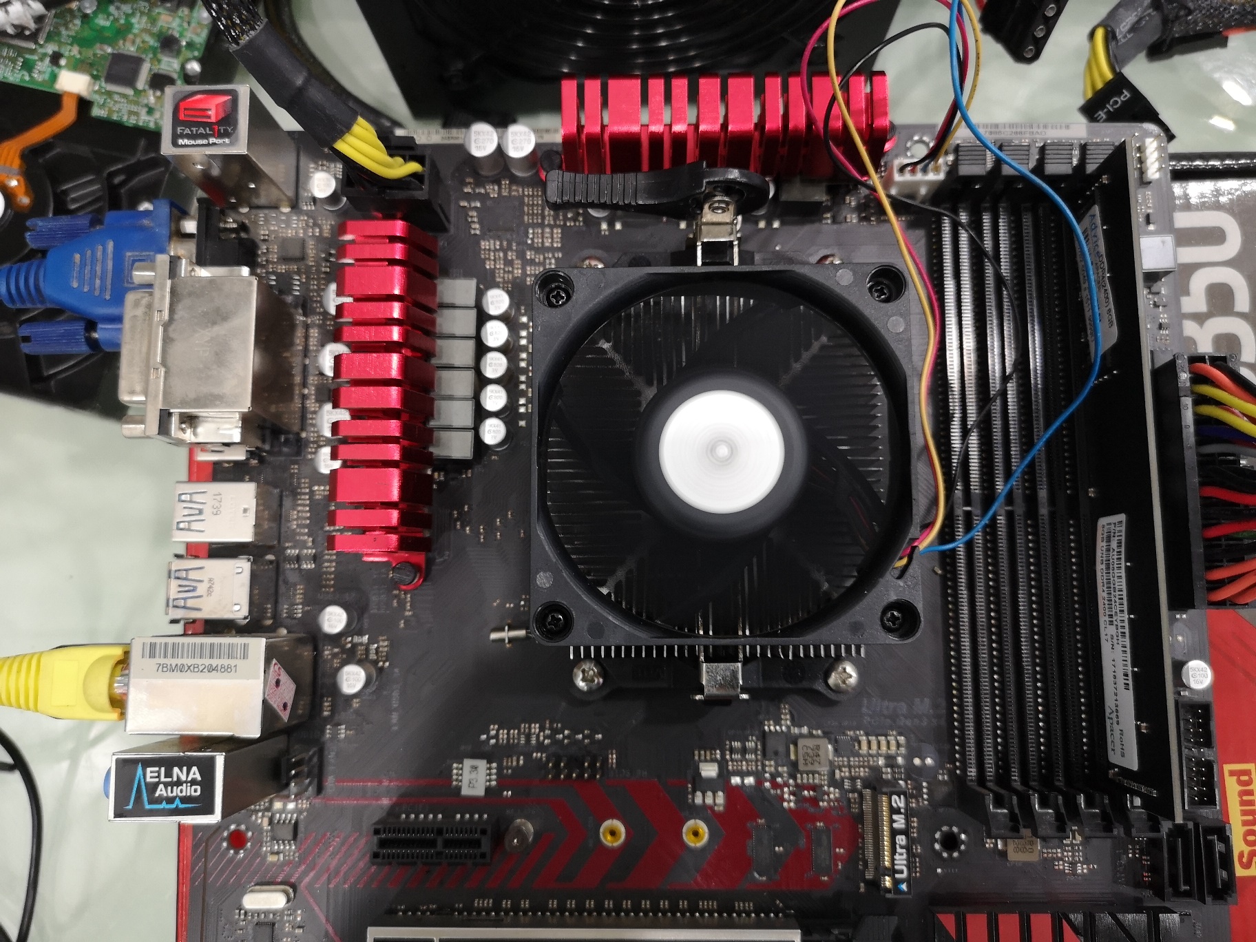 AMD A8-9600 + ASROCK AB350 Gaming K4 Strek