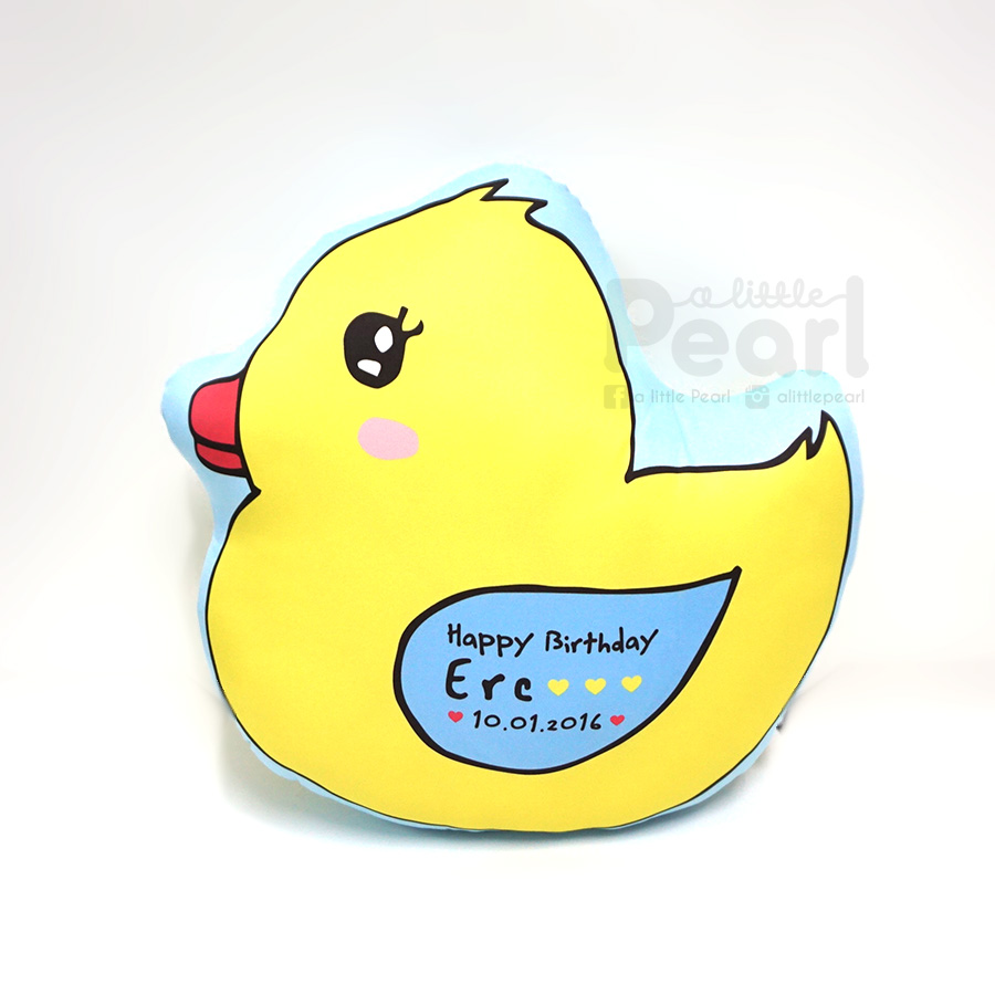 หมอนสั่งทำใส่ชื่อ ลายเป็ด - Duck