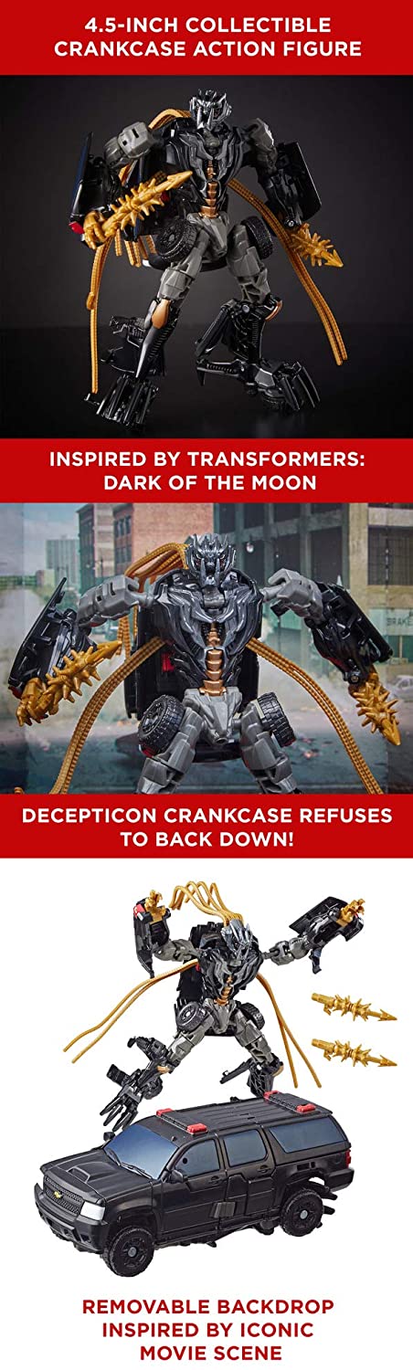 Hasbro Transformers Studio Series 30 Deluxe Class Crankcase 4.5 Inch Action Figure ฮาสโบร ทรานสฟอเมอร์ส สตูดิโอ ซีรีย์ส 30 ดีลักซ์ คลาส หุ่นยนต์แครงค์เคส 4.5 นิ้ว ลิขสิทธิ์แท้