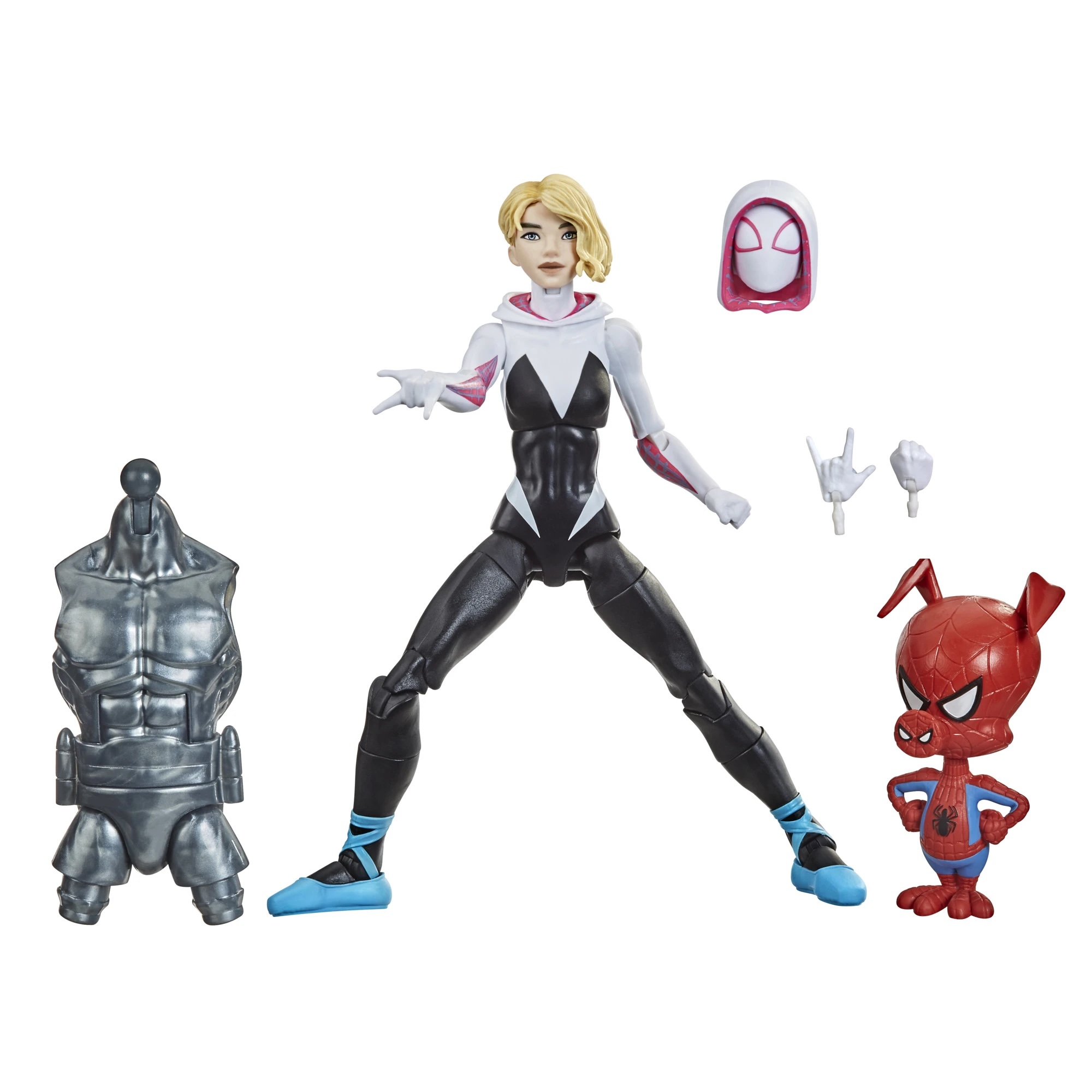 Hasbro Marvel Legends Series Spider-Man : Into the Spider-Verse Set of 6 (Stilt-Man BAF) 6-inch Figure ฮาสโบร มาร์เวล เลเจนด์ ซีรี่ย์ส สไปเดอร์แมน อิน ทู เดอะ สไปเดอร์ เวิร์ส ครบเซ็ต6ตัว พร้อมBAF ลิขสิทธิ์แท้
