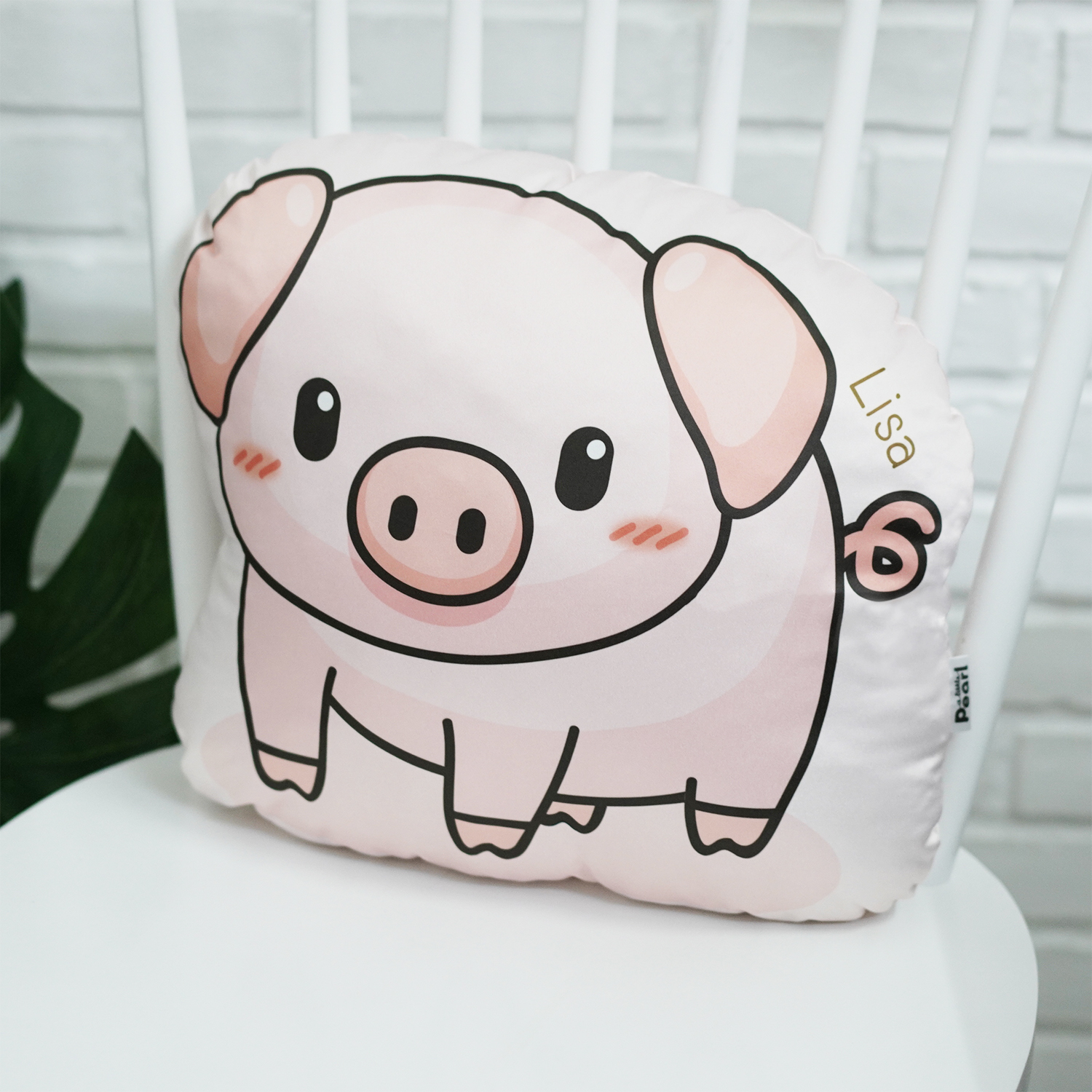 หมอนสั่งทำใส่ชื่อ ลายหมู