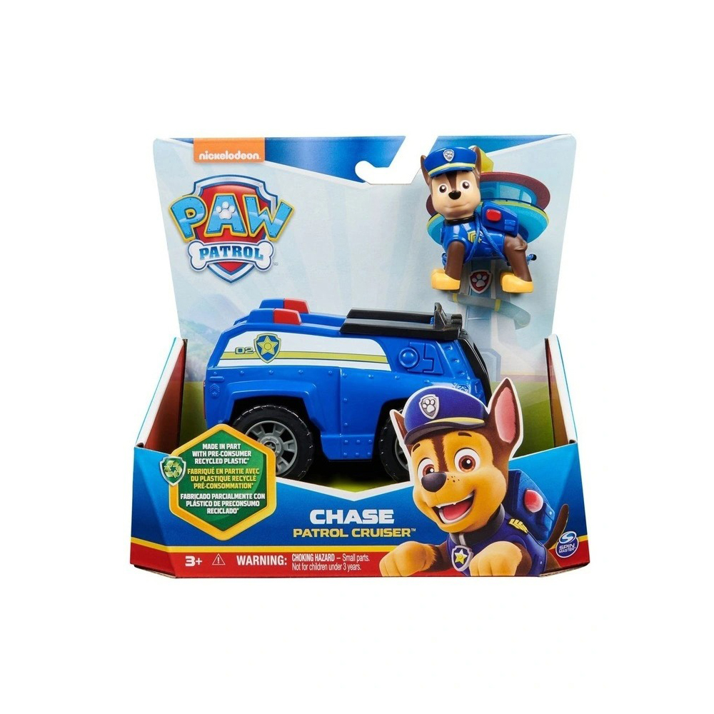 Paw Patrol Basic Vehicles – Chase ของเล่นรถฟิกเกอร์ พาว พาโทรล เชส ลิขสิทธิ์แท้