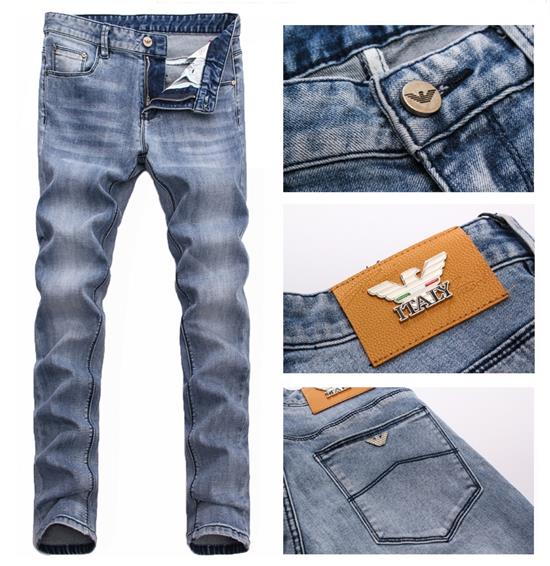 000990 ยีนส์ Ajaz James Style Armani Italy New Summer 2019 Jeans Denim Slim feet Size 28-38