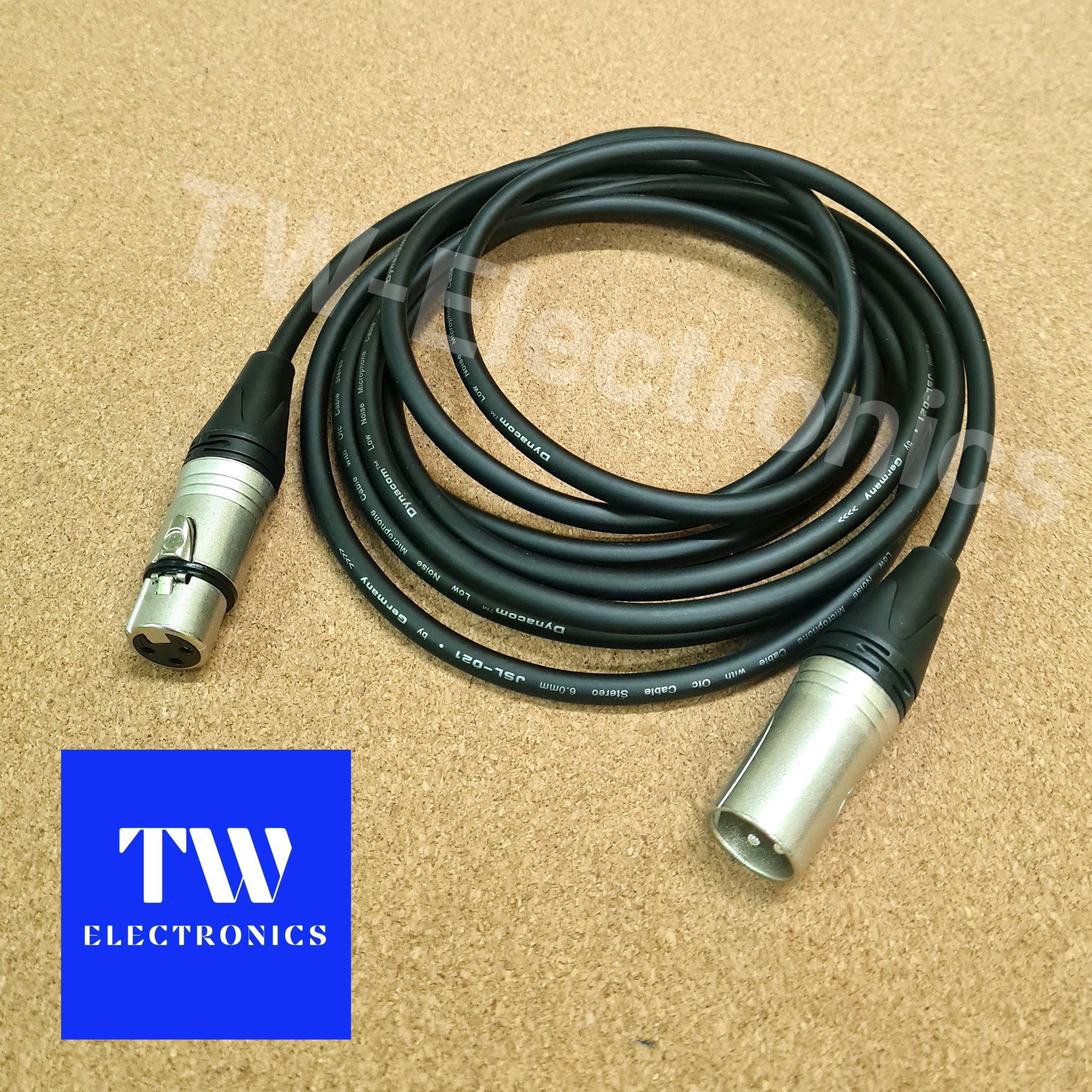 สายXLR (ตัวผู้) - XLR (ตัวเมีย) **สั่งทำ ติดต่อไลน์: tw28shop