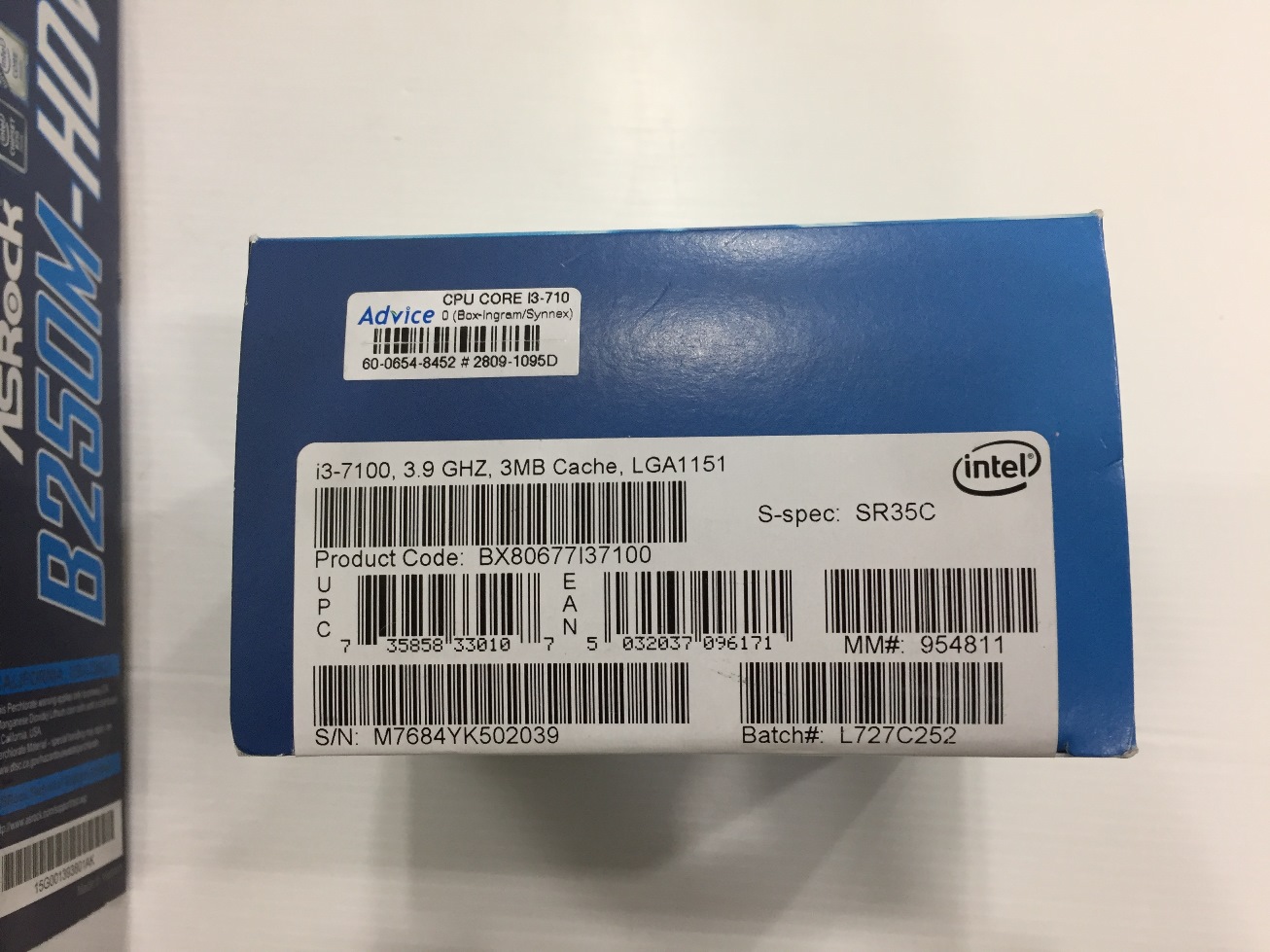 i3-7100 ประกัน 3ปี