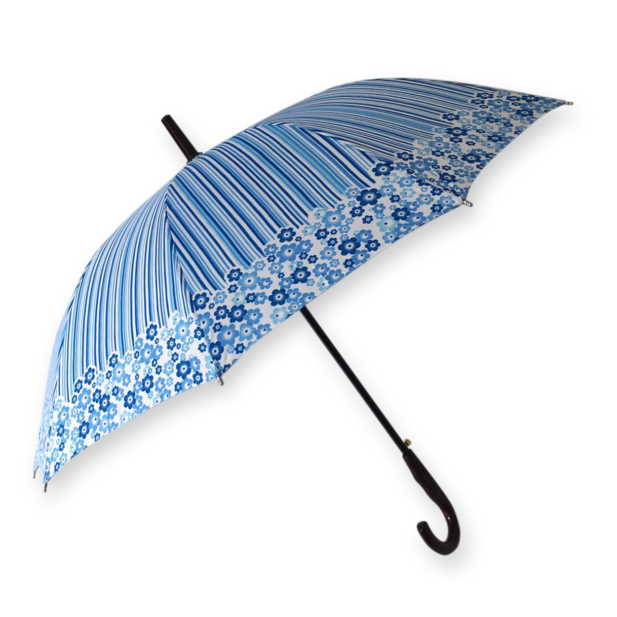 ร่มตอนเดียว22 8ก้านรหัสลายดอกไม้