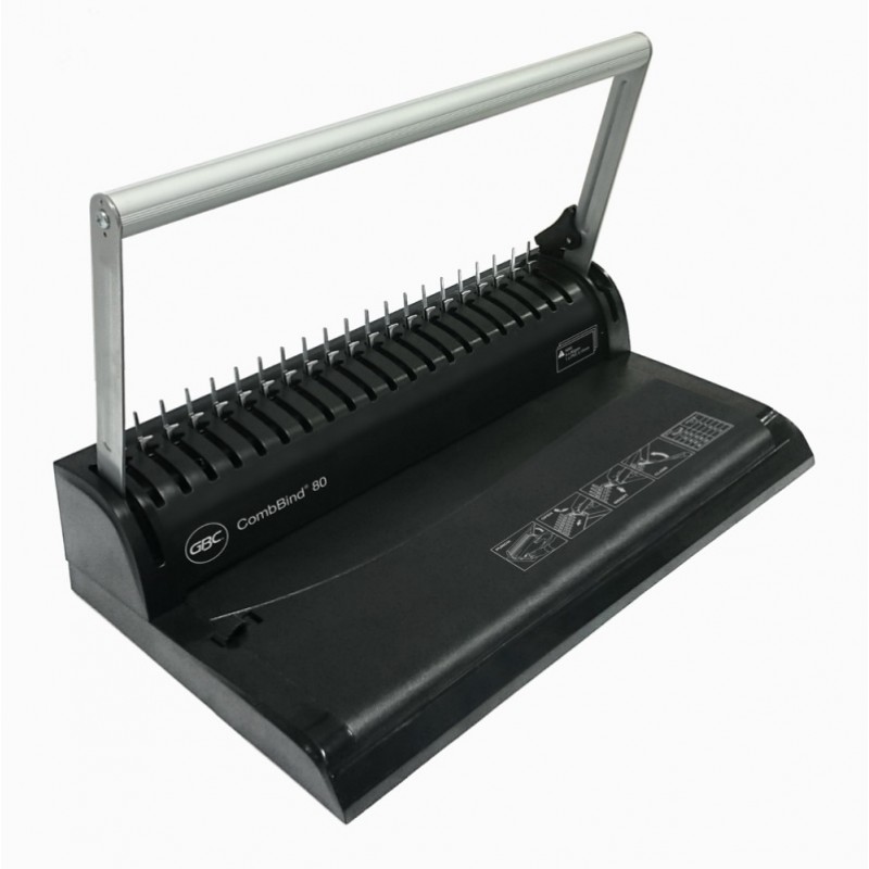 เครื่องเข้าเล่มสันห่วงพลาสติกแบบมือโยก GBC CombBind 80 Binder