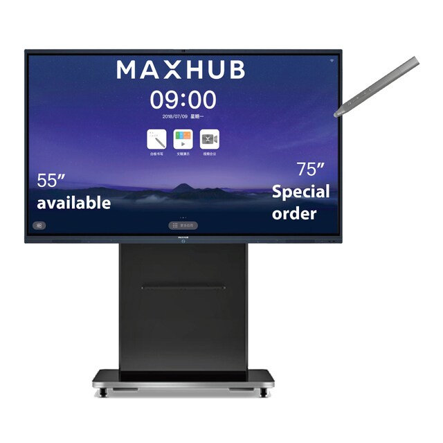 ขายถูก จอสมาร์ทอินเตอร์แอ็คทีฟ แม๊กซ์ฮับ (KIT-S55FA) Smart Board Interactive MAXHUB (KIT-S55FA) (3Years onsite)