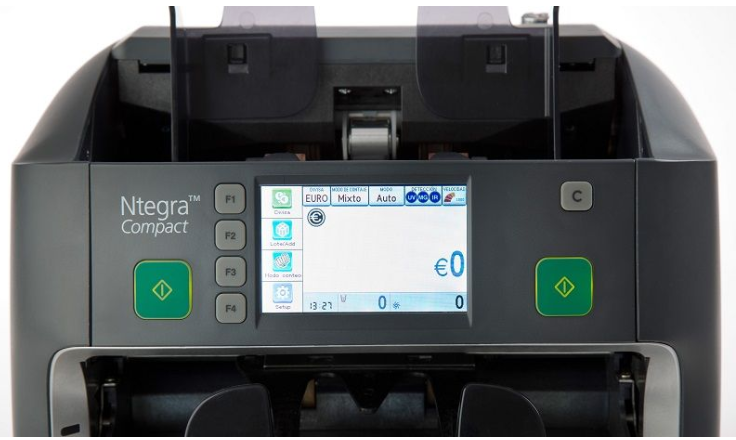 เครื่องนับมูลค่าธนบัตรขนาดกะทัดรัด GLORY รุ่น Ntegra™ Compact