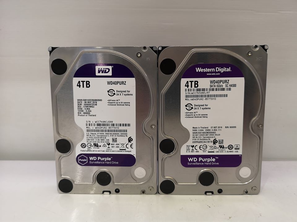 4TB. WD Purple มือสอง สภาพสวยๆ ประกันยาวๆ