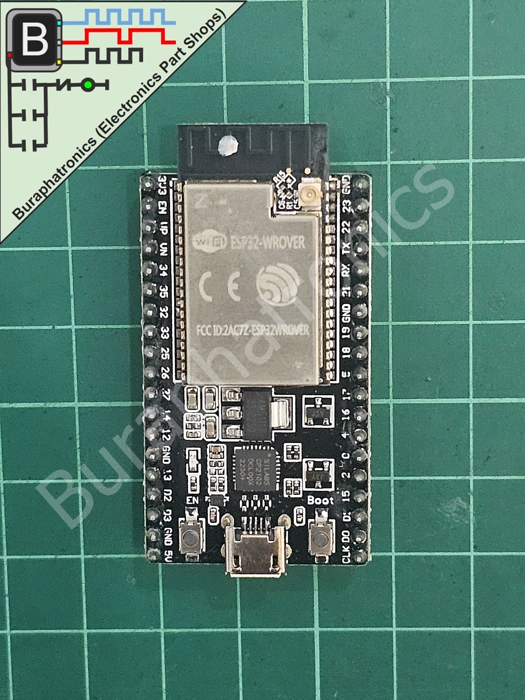 ESP32 WROVER ( CP2012 , 38 Pin )