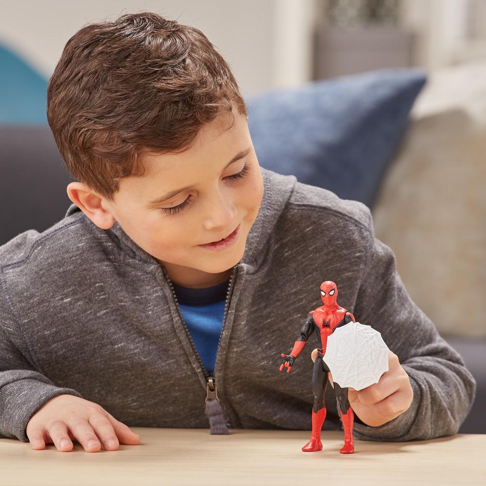 Hasbro Marvel Spider-Man Far From Home Web Shield 6-Inch Action Figure ฮาสโบร มาร์เวล หุ่นโมเดลฟิกเกอร์ สไปเดอร์แมน เว็บ ชีลด์ ขนาด 6 นิ้ว ลิขสิทธิ์แท้