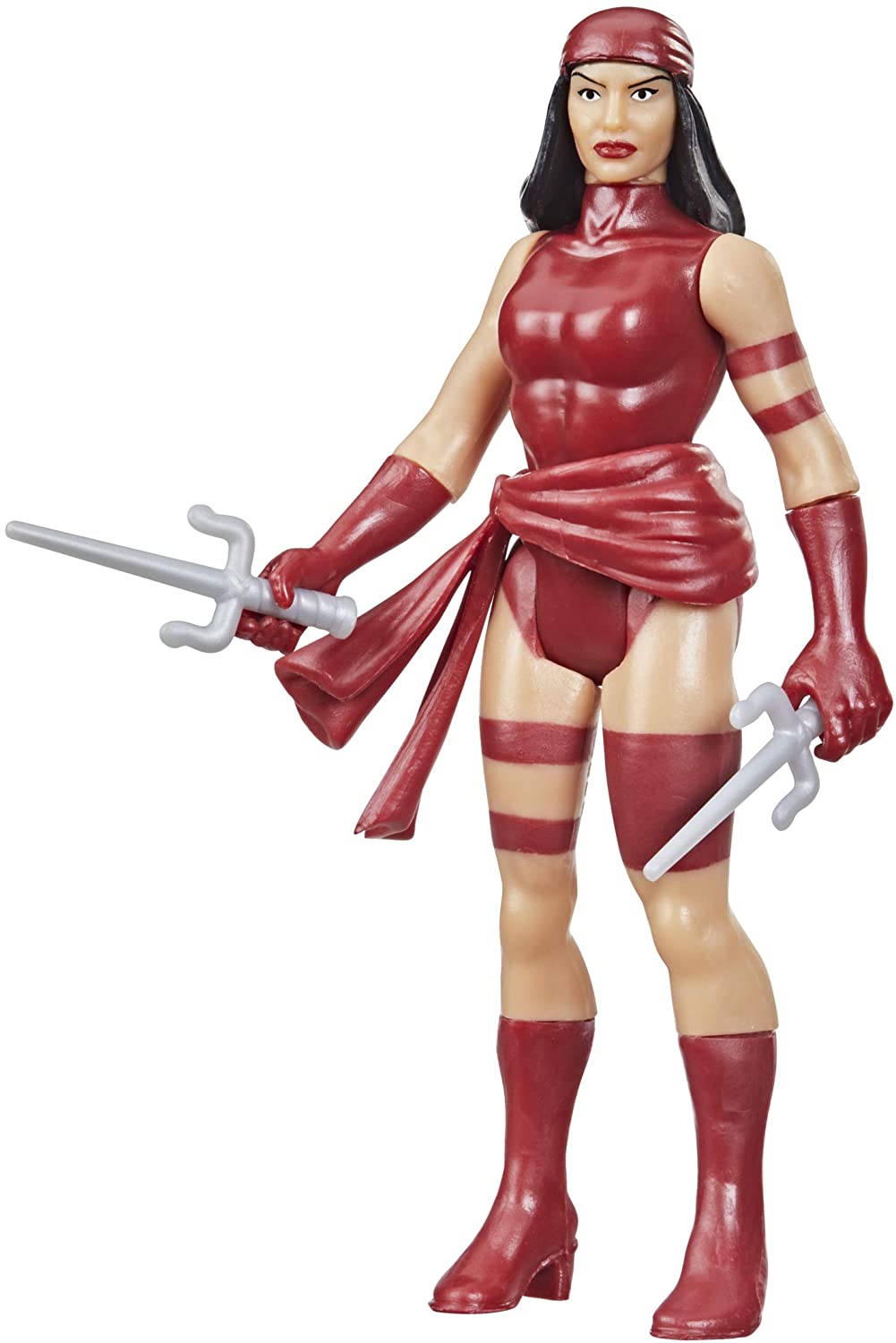 Hasbro Marvel Legends Series Elektra 3.75-Inch Retro 375 Collection Action Figure ฮาสโบร มาร์เวล เลเจนด์ หุ่นโมเดลฟิกเกอร์ อีเล็คตร้า ขนาด 3.75 นิ้ว ลิขสิทธิ์แท้