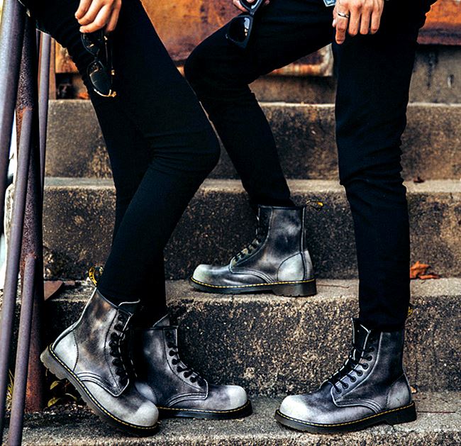 01051 รองเท้าบูท LZDZN Boots Leather Shoes high สไตล์วินเทจ [ชาย/หญิง] Size 35-44