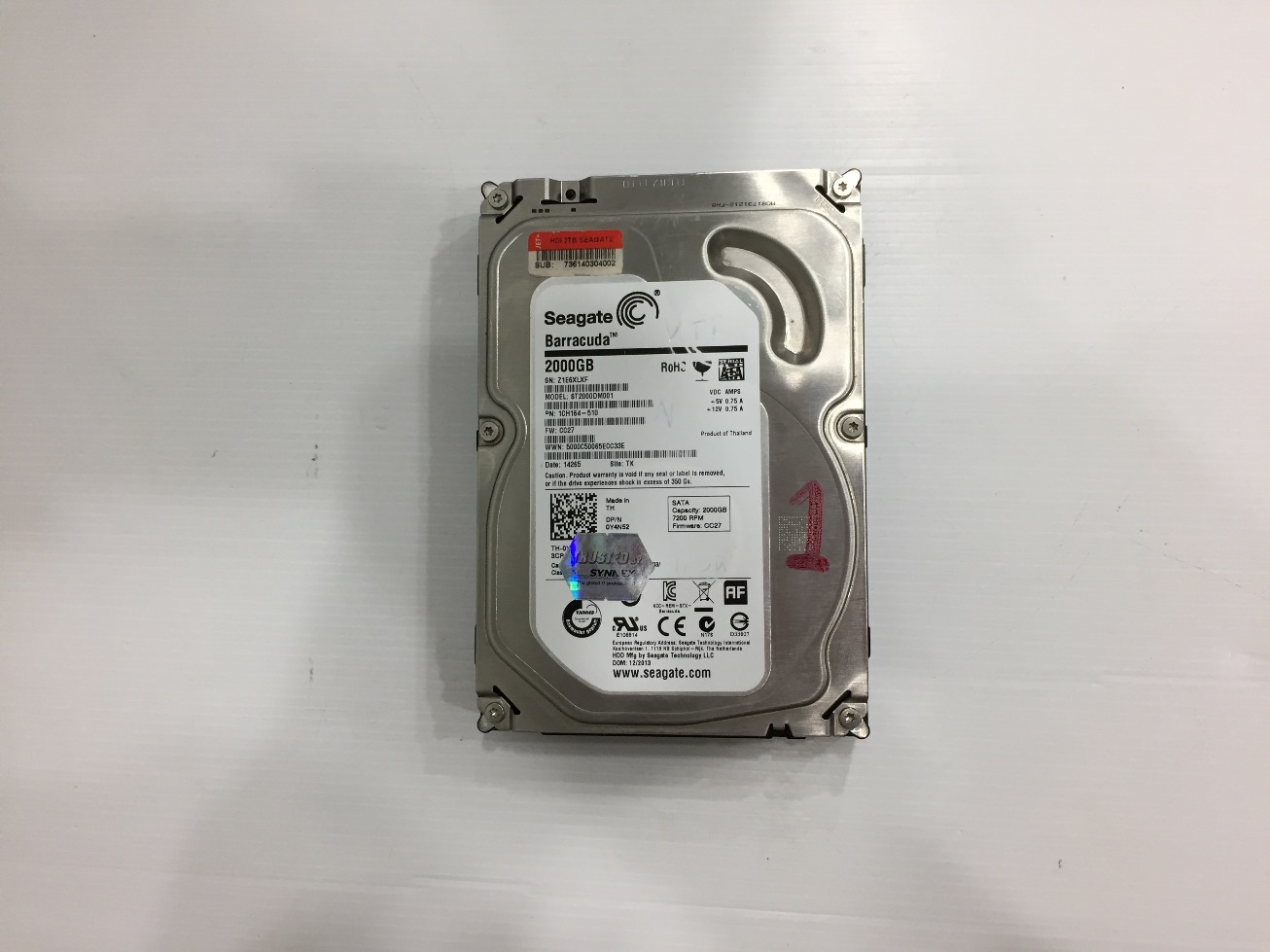 2TB. SEAGATE Barracuda