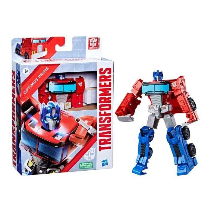Hasbro Transformers Authentics Optimus Prime Action Figure ฮาสโบร ทรานสฟอเมอร์ส ออเทนติกส์ หุ่นยนต์ออพติมัส ไพรม์ ขนาด 4.5 นิ้ว ลิขสิทธิ์แท้