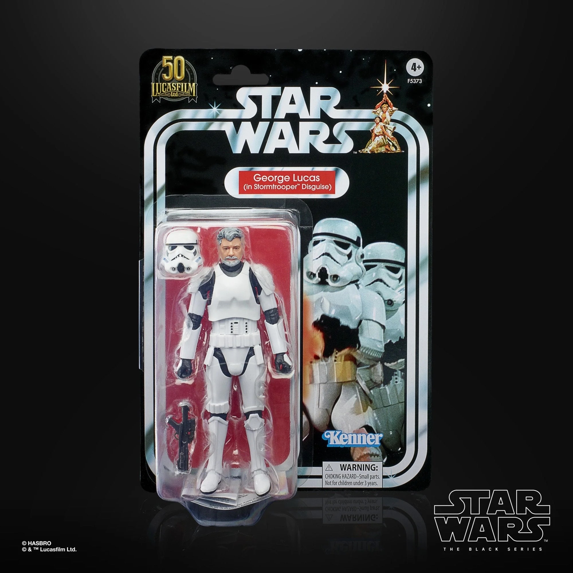 Hasbro Star Wars The Black Series George Lucas (In Stormtrooper Disguise) 6-Inch-Scale Lucasfilm 50th Anniversary Figure ฮาสโบร สตาร์ วอร์ส เดอะ แบล็ค ซีรีส์ หุ่นโมเดลฟิกเกอร์ จอร์จ ลูคัส สตอร์มทรูปเปอร์ ขนาด 6 นิ้ว ลิขสิทธิ์แท้