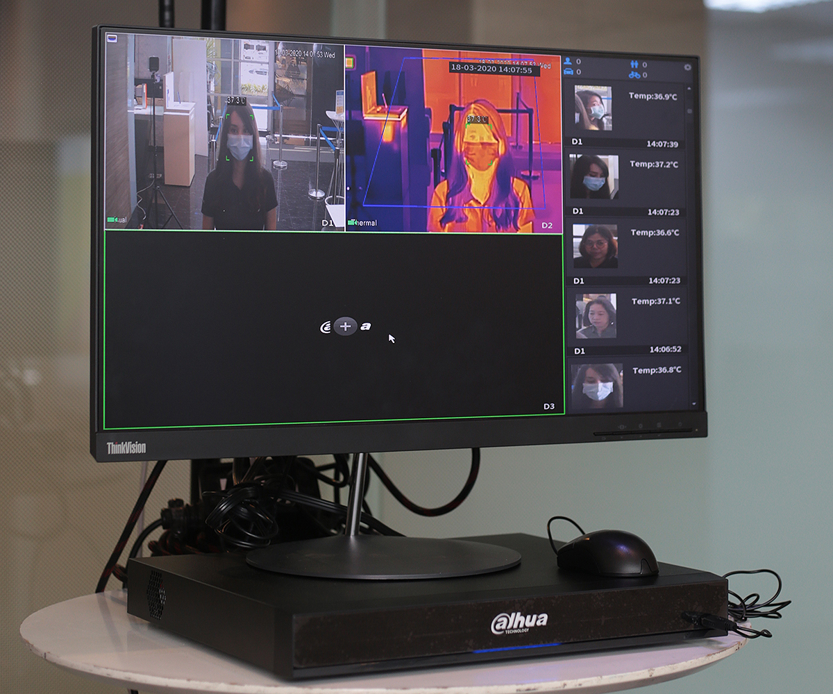 ขายถูก ชุดกล้อง Dahua Thermal NVR Solution KIT-DHU-TPCBF5421T