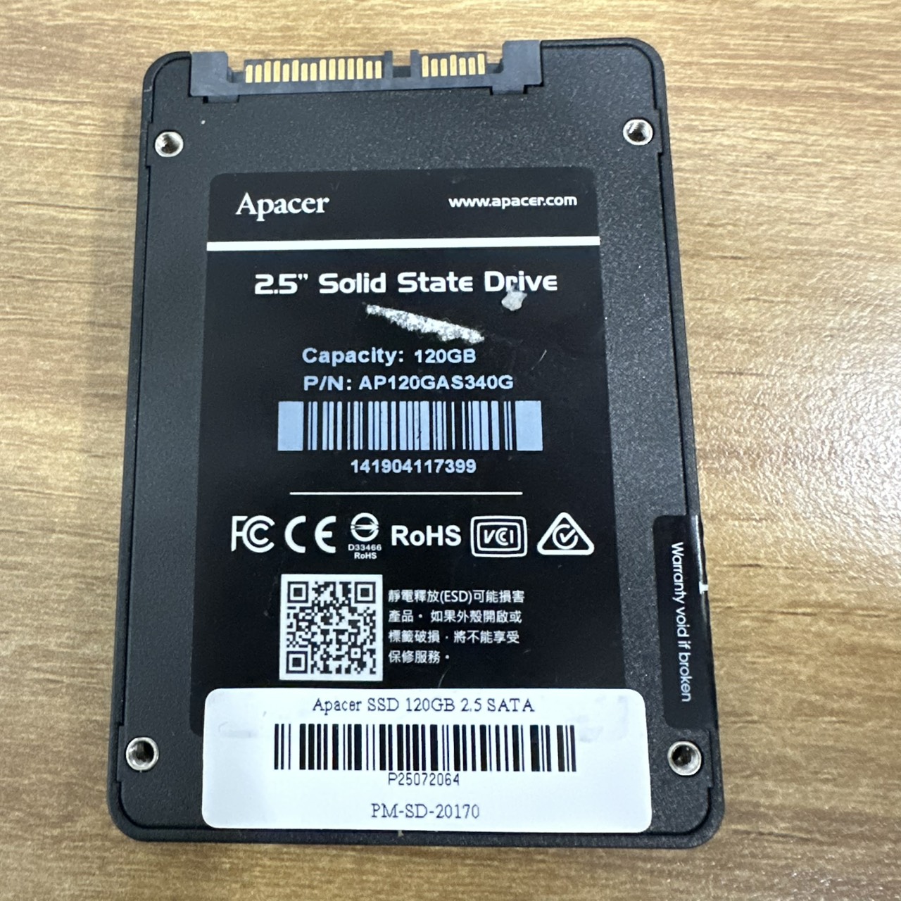 เอสเอสดี Apacer 120GB 2.5 SATA