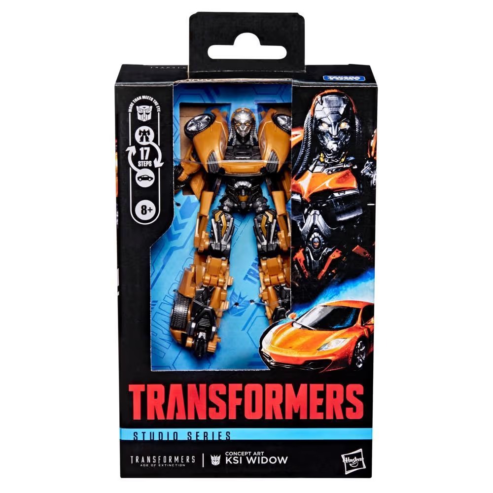 Hasbro Transformers Studio Series Deluxe Class Concept Art KSI Widow Action Figure ฮาสโบร ทรานสฟอเมอร์ส สตูดิโอ ซีรีย์ส หุ่นยนต์คอนเซ็ปต์ อาร์ต เคเอสไอ วิโดว ขนาด 4.5 นิ้ว ลิขสิทธิ์แท้