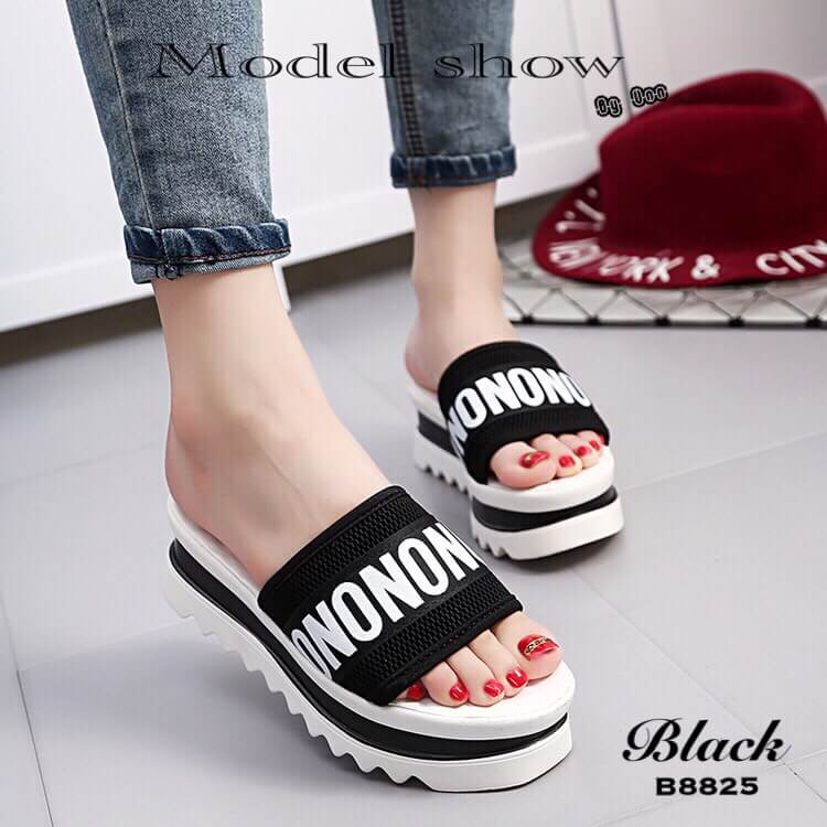 รองเท้าแตะ NO NO (สีดำ)