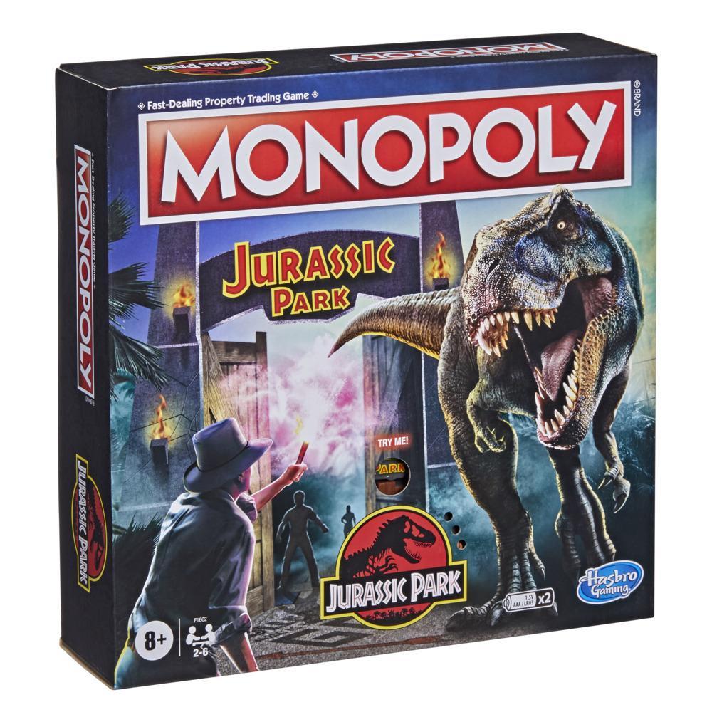 บอร์ดเกมส์ แบรนด์ Hasbro Monopoly Jurassic Park Edition จูราสสิค พาร์ค รุ่น F1662