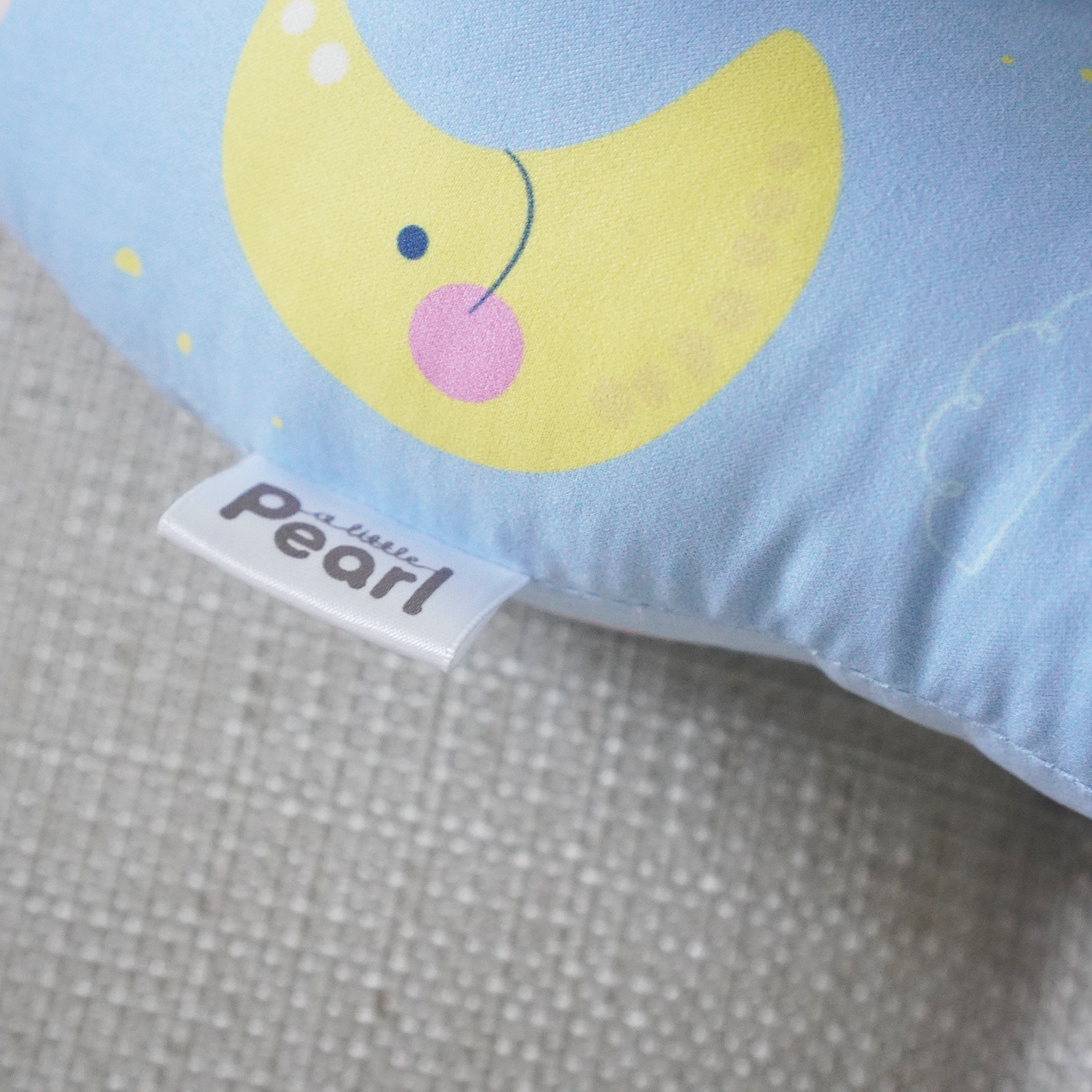 หมอนเด็ก หมอนหลุม Baby Pillow สั่งทำใส่ชื่อ ลาย Drgaon with Plane - Blue