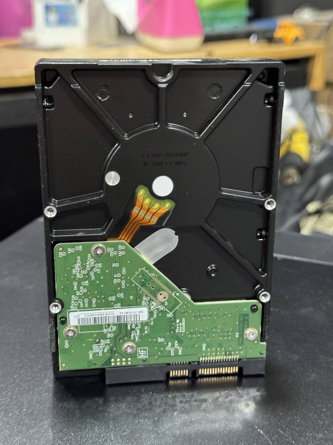 ฮาร์ดดิสก์ WD 1TB SATA 3.5 6Gbps 7200RPM" มือสองพร้อมใช้งาน มี 2 ลูก
