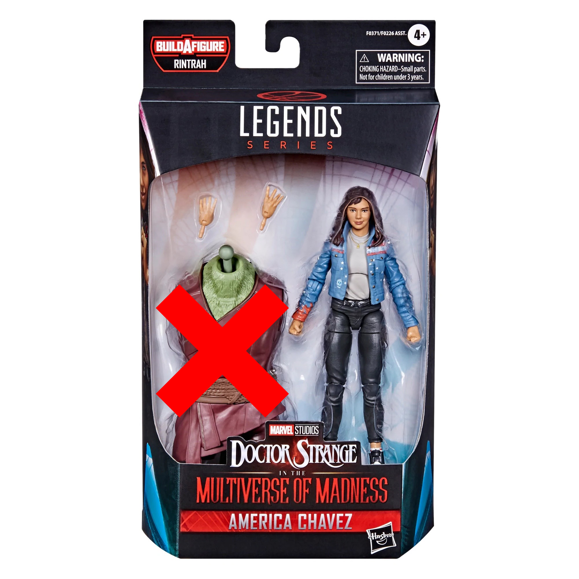 Hasbro Marvel Legends Series Doctor Strange In The Multiverse of Madness America Chavez 6-inch Figure ฮาสโบร มาร์เวล เลเจนด์ ซีรี่ย์ส หุ่นโมเดลฟิกเกอร์ ด็อกเตอร์ สเตรนจ์ อิน ดิ มัลติเวิร์ส ออฟ แมดเนส อเมริกา ชาเวซ ขนาด 6 นิ้ว (No BAF) ลิขสิทธิ์แท้