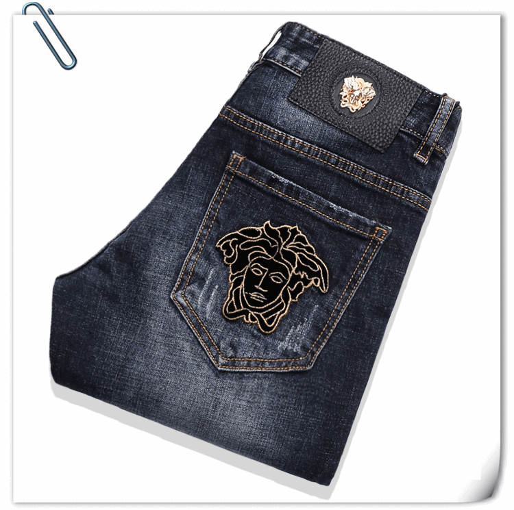 000994 ยีนส์ Ajaz James Style Versace Italy New Summer 2019 Jeans Denim Slim feet Size 28-38