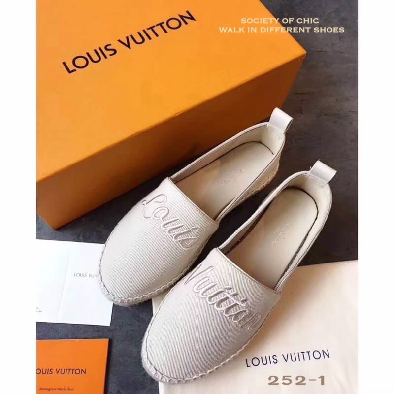 รองเท้า Loius Vuitton Espradrilles (สีดำ)
