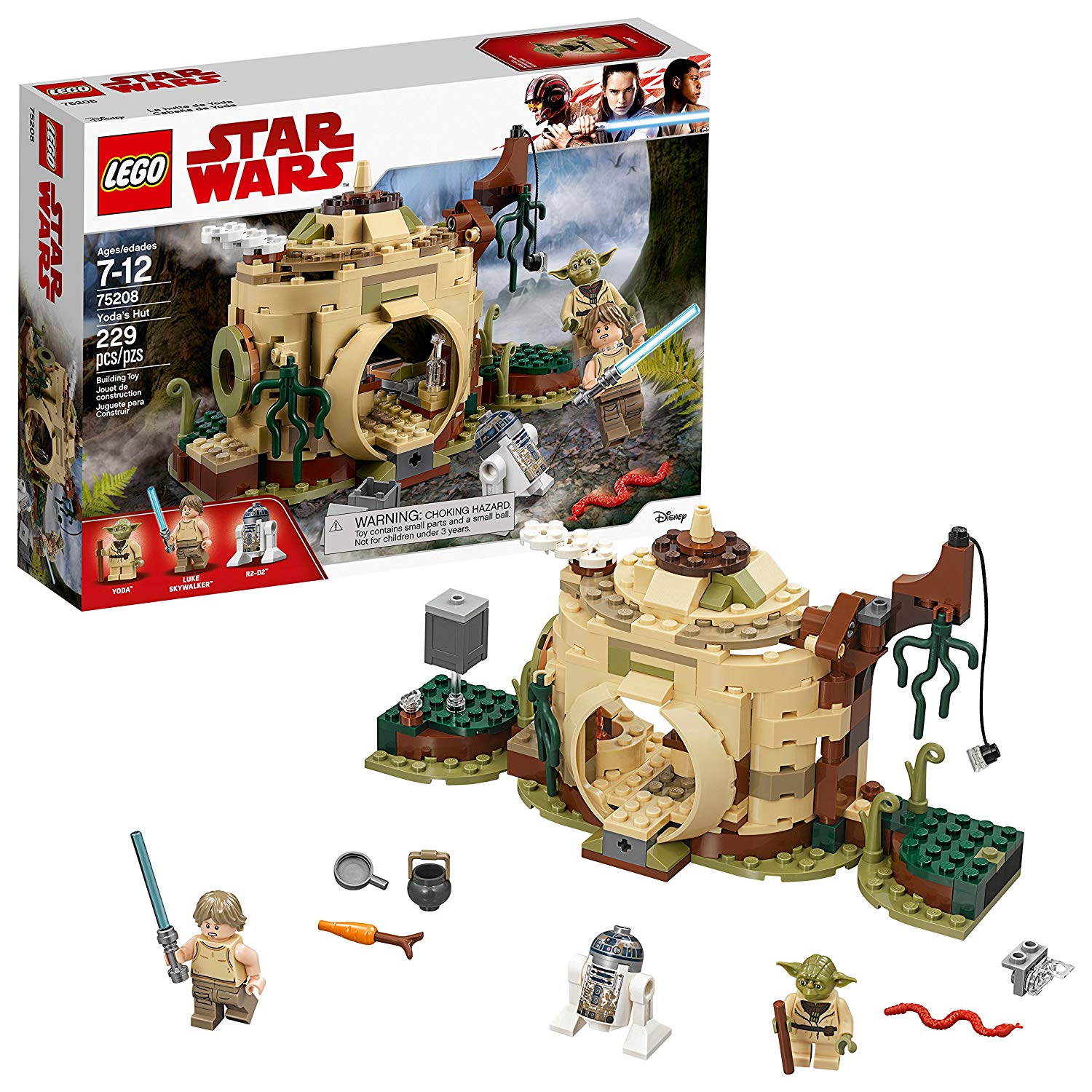 ตัวต่อเสริมทักษะ LEGO Star Wars : The Empire Strikes Back Yoda’s Hut รุ่น 75208